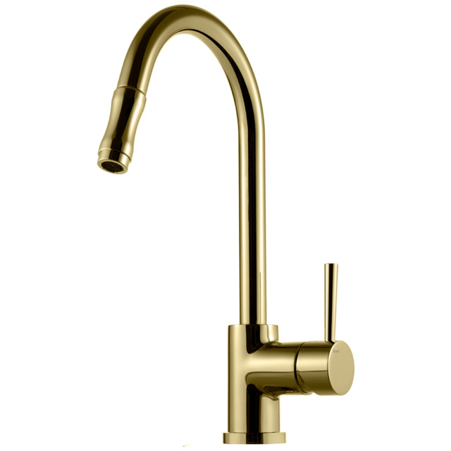 KÖKSBLANDARE VRIDBAR UTDRAGBAR EVO185 HONEY GOLD